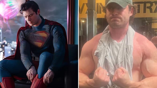 Watch David Korenwet as the Man of Steel in a new look from the 2025 superhero film